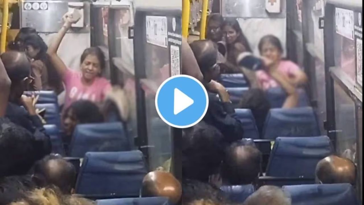Women Fight in Bus